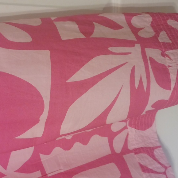 Oliphant Sz M, Shades Of Pink Floral Tunic Dress With Baloon Sleeves - Picture 10 of 12